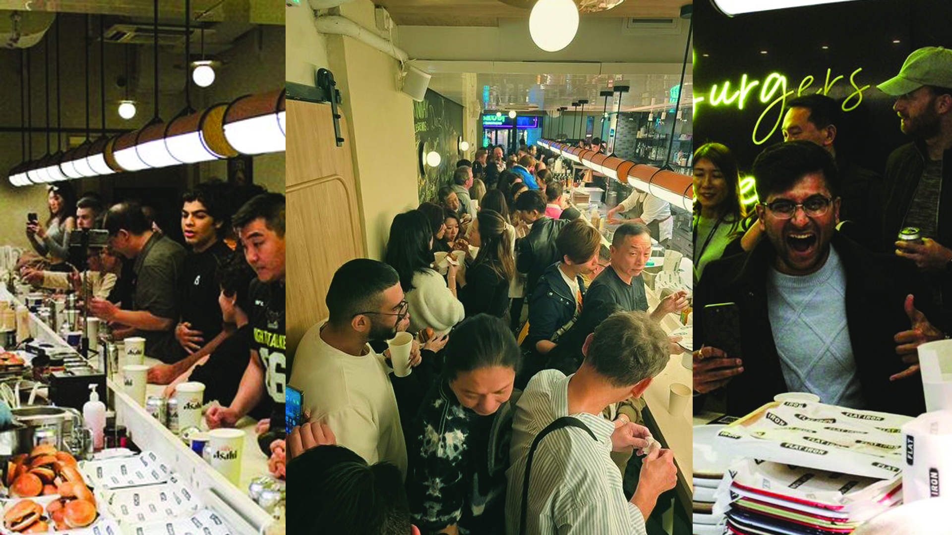 Picanha's Restaurant interior. People enjoying high quality affordable steaks